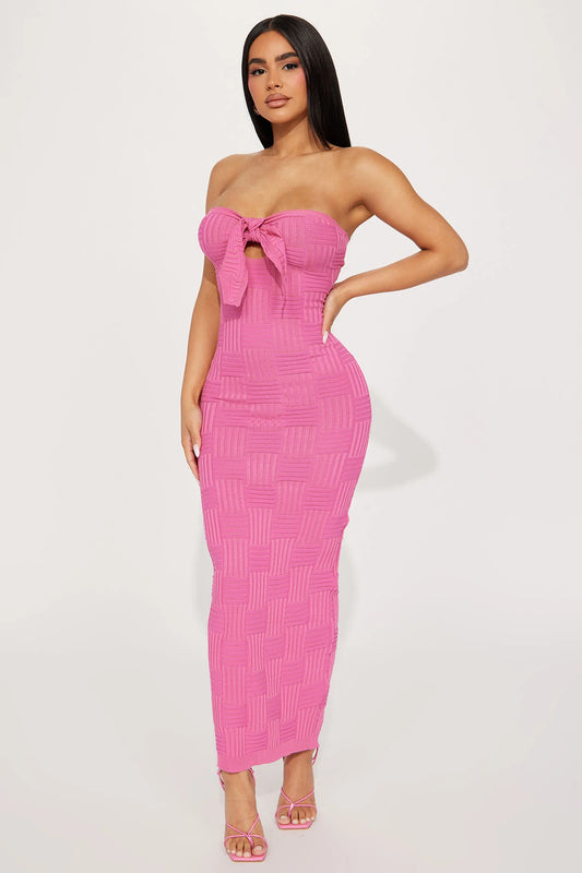 Christine Maxi Dress - Pink