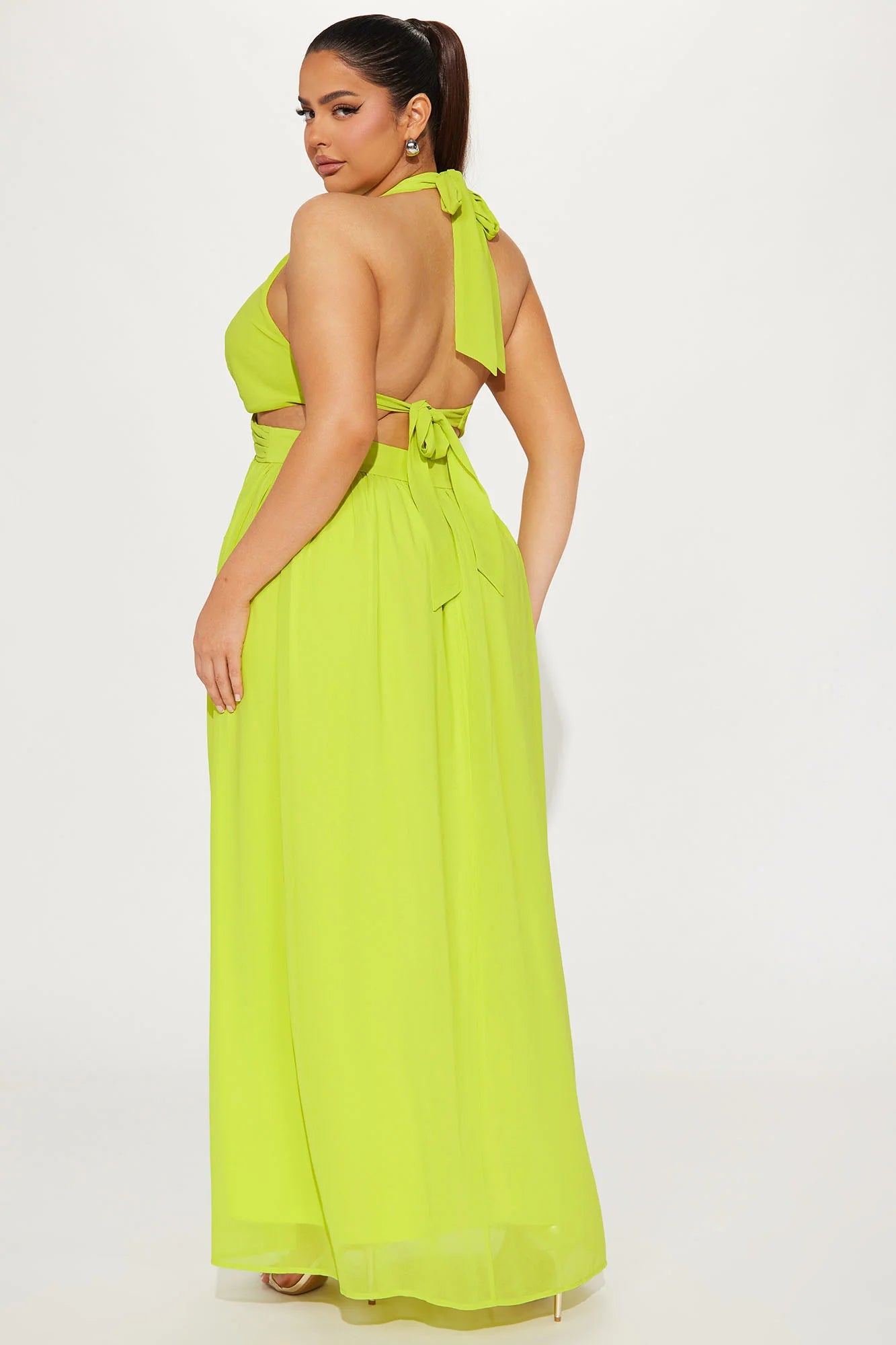 Josie Maxi Dress - Lime