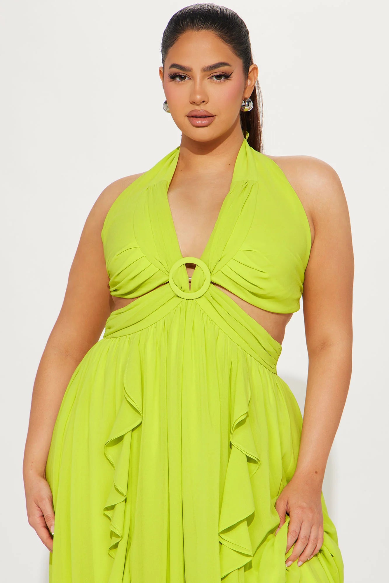 Josie Maxi Dress - Lime