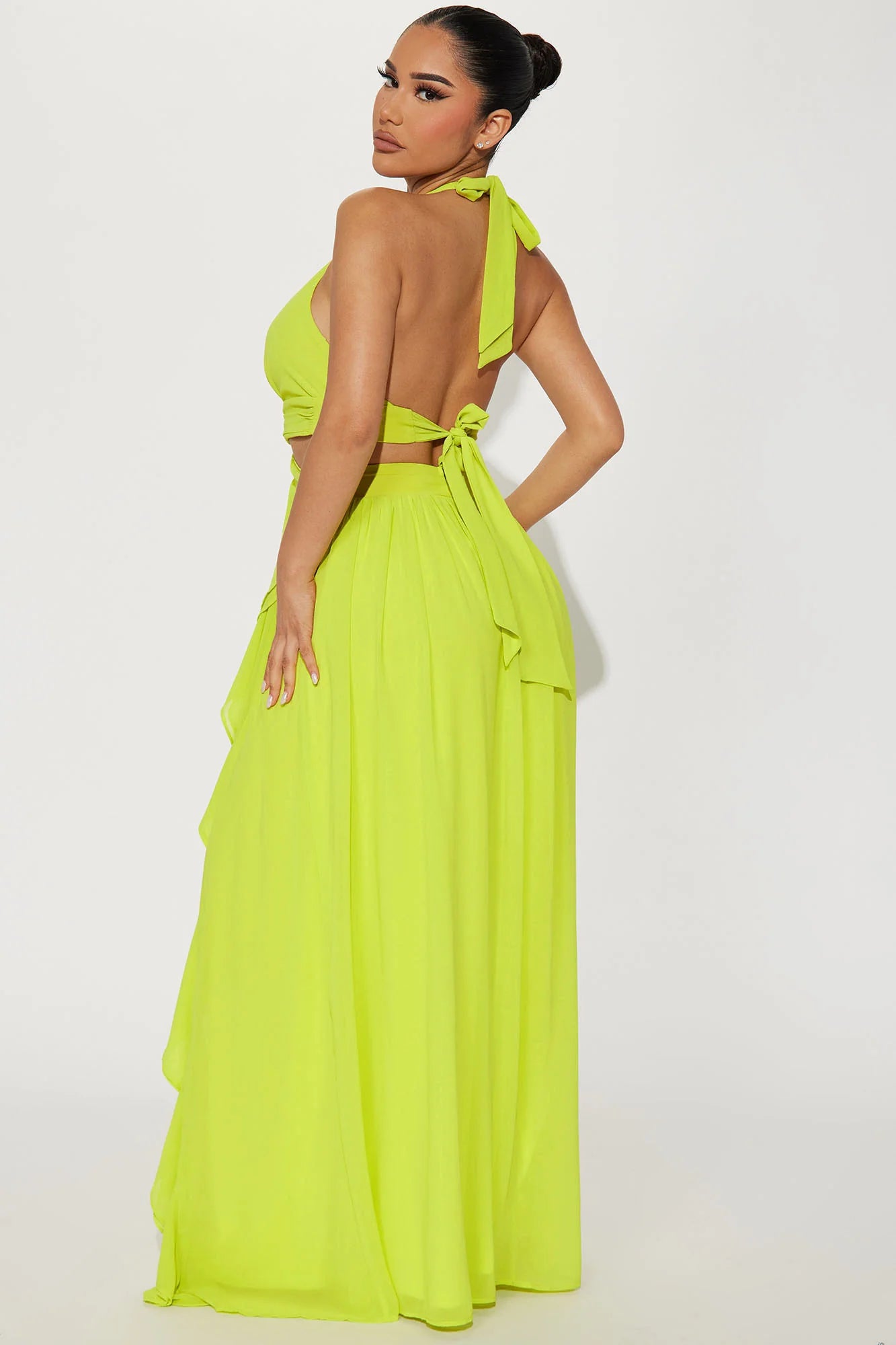 Josie Maxi Dress - Lime