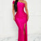 Save a Dance Maxi Dress - Fuchsia